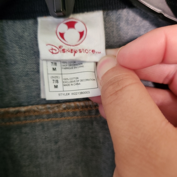 Kid's Disney Nightmare Before Christmas Jean Jacket Size 7/8 - Picture 6 of 10